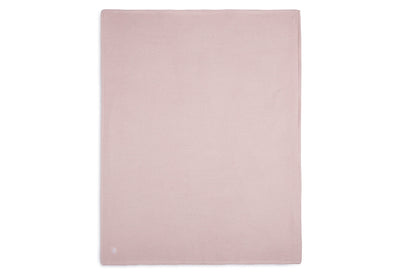 Couverture Berceau 75x100cm Basic Knit pale pink/fleece - JOLLEIN 517-511-65310 8717329366107