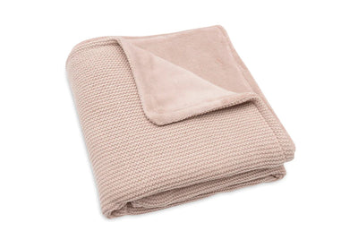 Couverture Berceau 75x100cm Basic wild rose/Fleece - JOLLEIN 517-511-67068 8717329377264