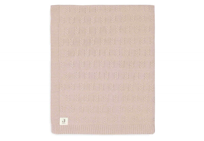 Couverture Berceau 75x100cm Grain knit Wild Rose- JOLLEIN 516-511-67065 8717329377615