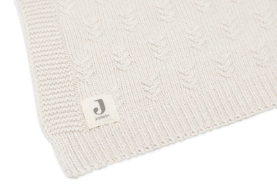 Couverture berceau grain knit 75X100 oatmeal- JOLLEIN 516-511-67047 8717329377622