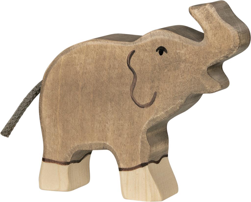 Figurine en bois petit trompe haute - HOLZTIGER 80150 4013594801508
