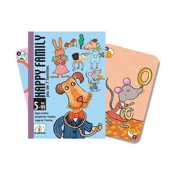 Jeu de cartes Happy Family - DJECO DJ05115