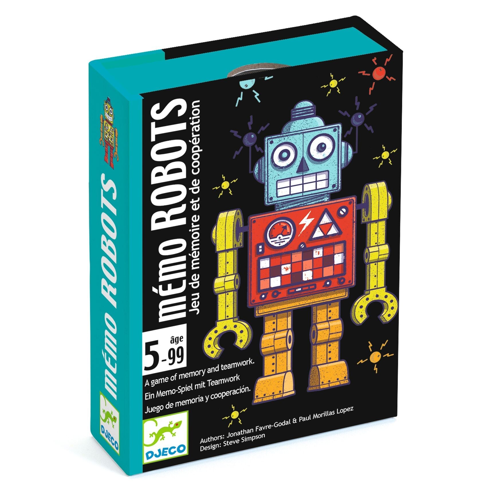 Jeu de cartes Mémo Robots - DJECO DJ05097 3070900050976
