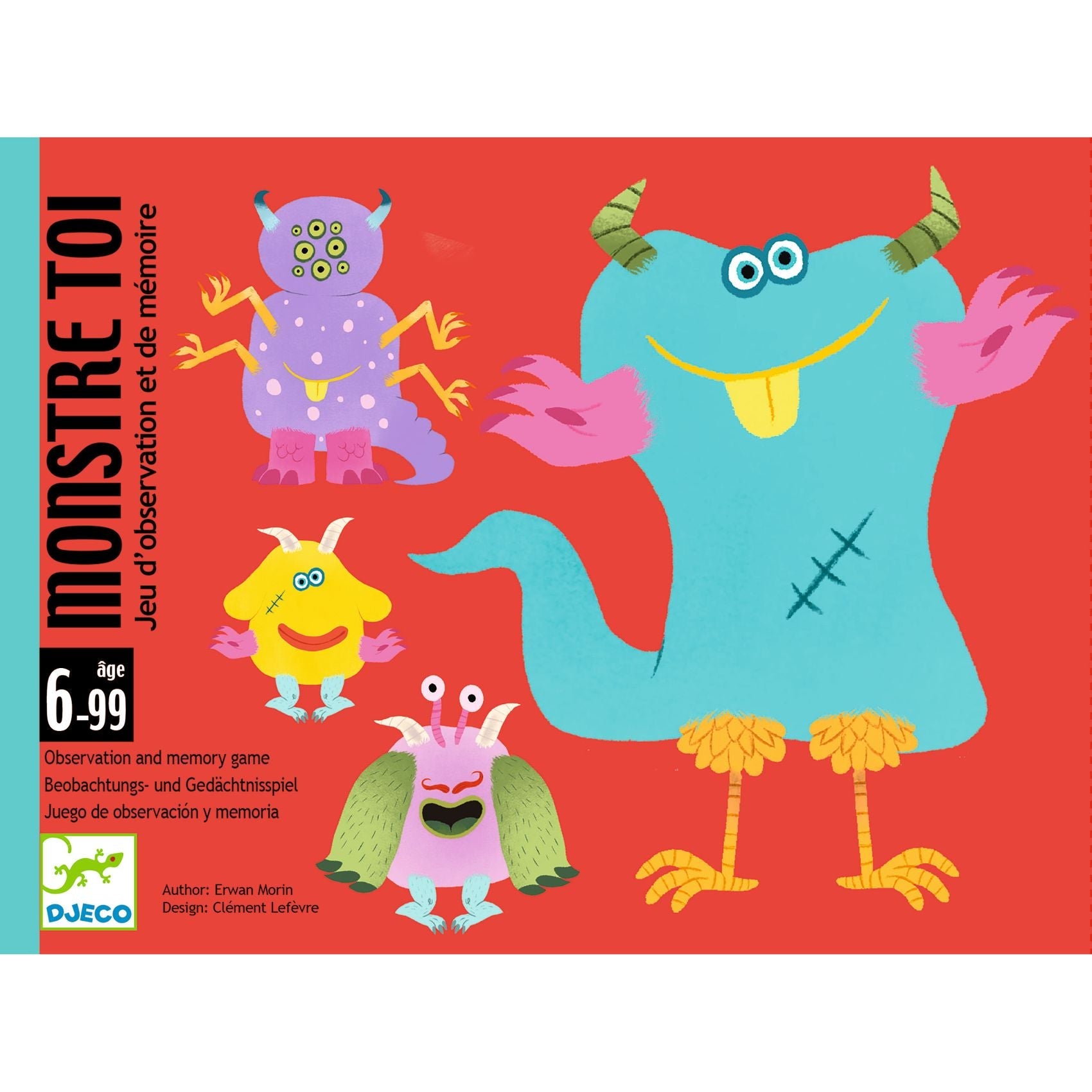 Jeu de cartes monstre toi - DJECO dj05091 3070900050914