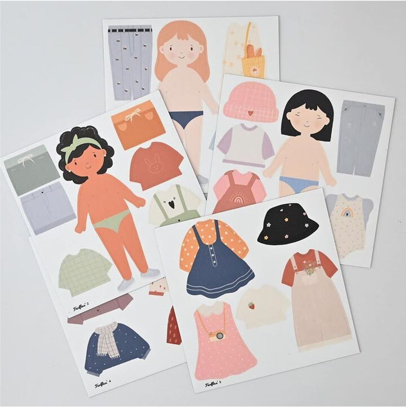 jeu magnetique silhouette a habiller fille - FERFLEX JM_SILHOUETTES_F 3760301393399