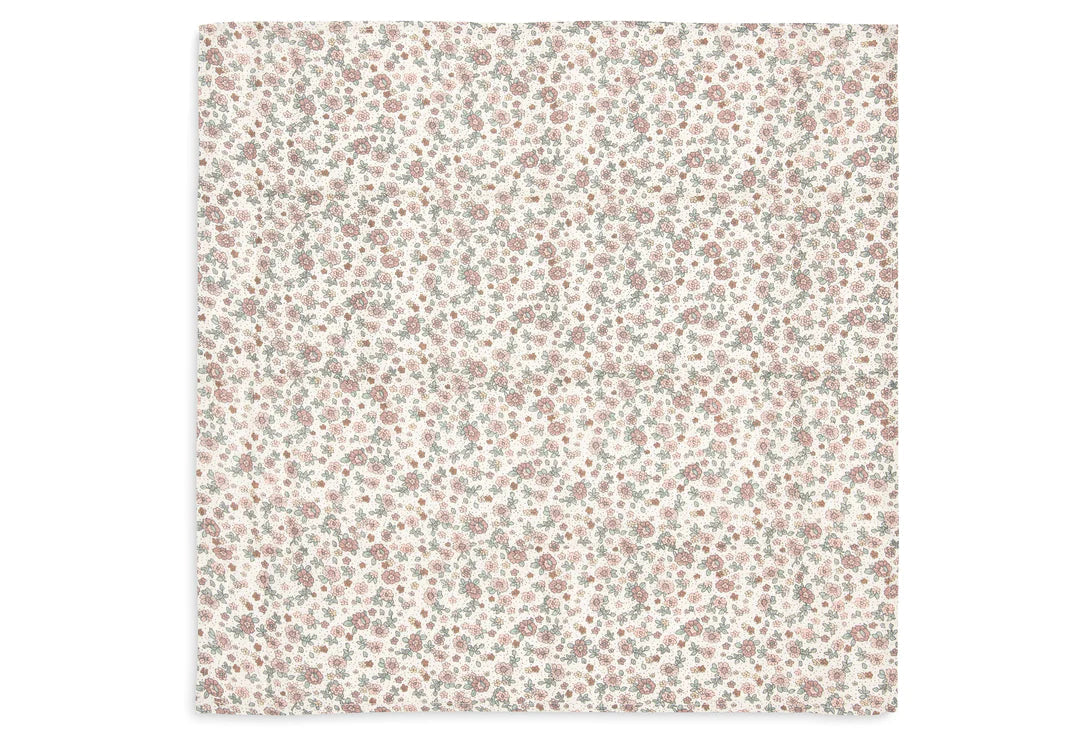 Lange gaze de coton 70x70cm retro flowers pack de 3- JOLLEIN 535-851-67045 8717329376823