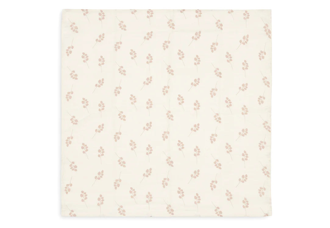 Lange gaze de coton 70x70cm twig wild rose pack de 3- JOLLEIN 535-851-67042 8717329376861