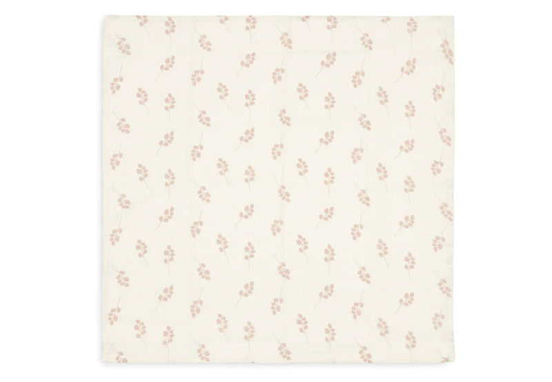 Lange gaze de coton 70x70cm twig wild rose pack de 3- JOLLEIN 535-851-67042 8717329376861