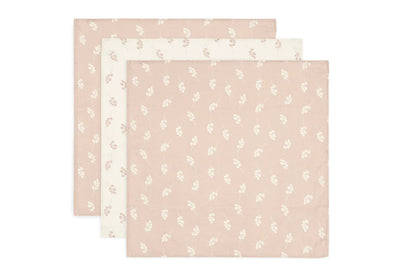 Lange gaze de coton 70x70cm twig wild rose pack de 3- JOLLEIN 535-851-67042 8717329376861