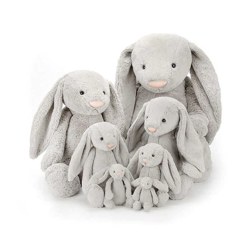 peluche lapin Bashful Bunny silver L - JELLYCAT BAL2BS 670983073980