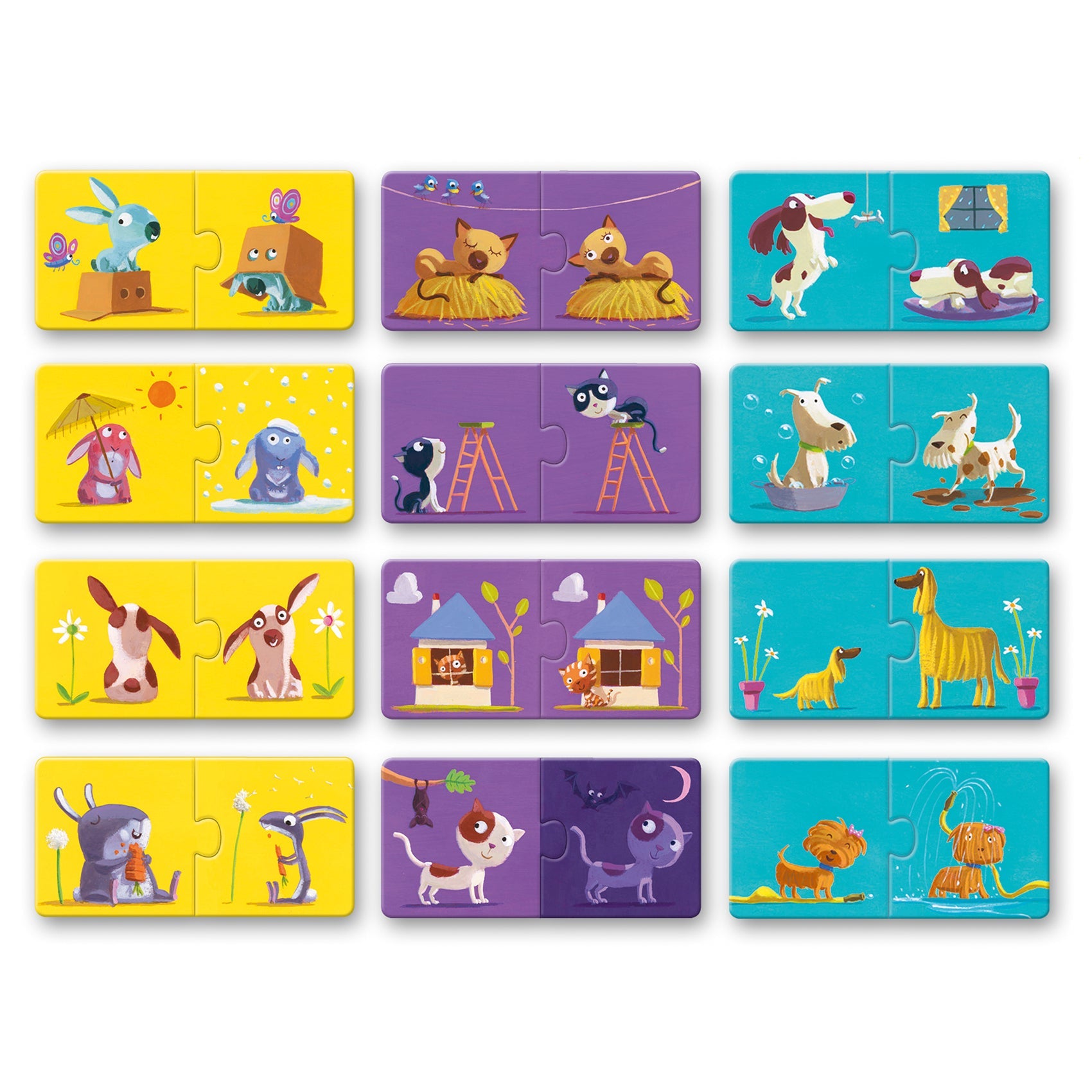 Puzzle duo Contraires - DJECO DJ08162 3070900081628