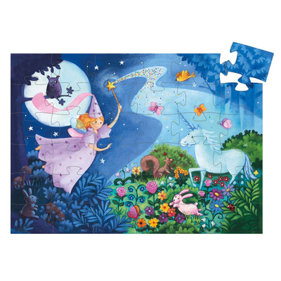 Puzzle La fée et la licorne - DJECO DJ07225 3070900072251