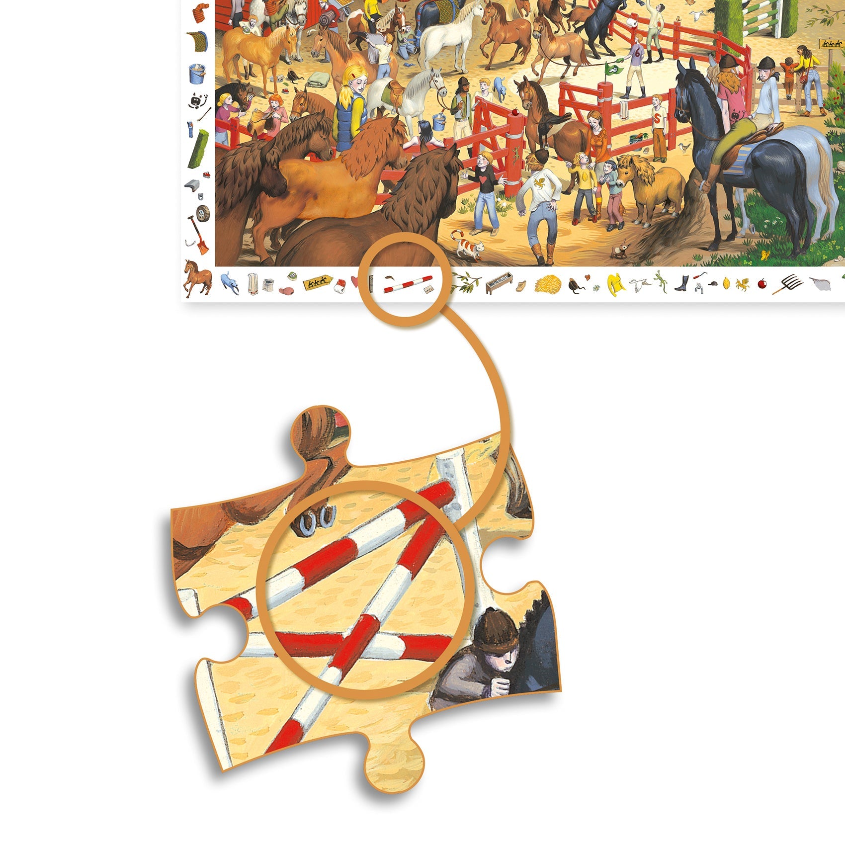 Puzzle observation equitation - DJECO dj07454 3070900074545