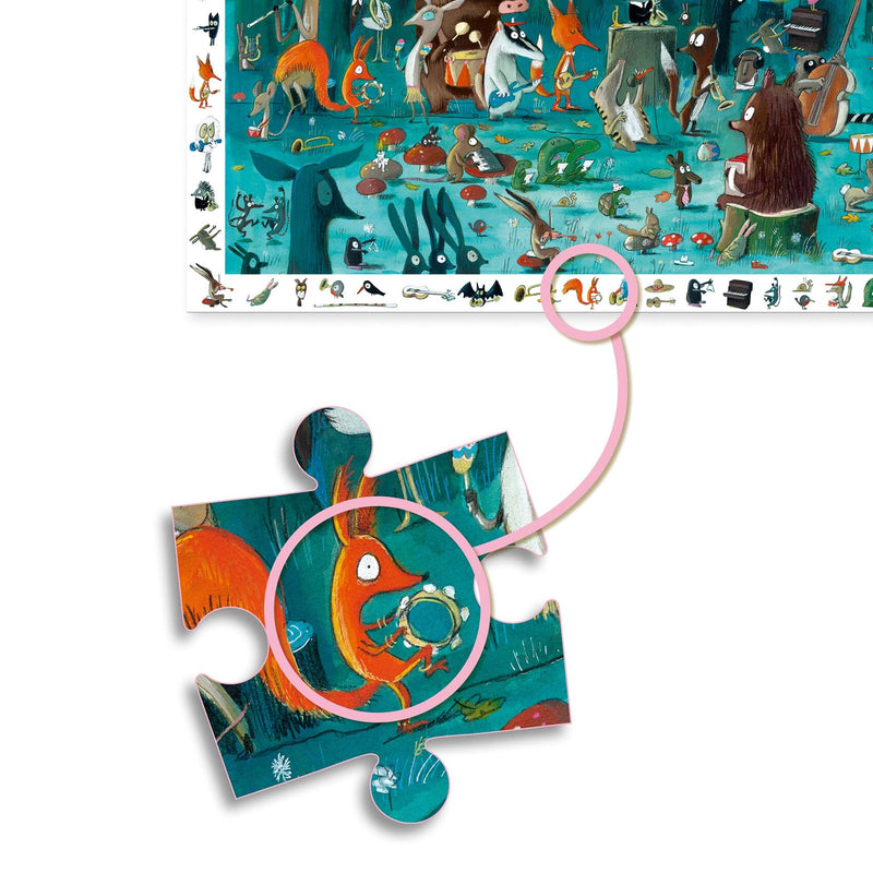 Puzzle observation L' orchestre - DJECO DJ07588