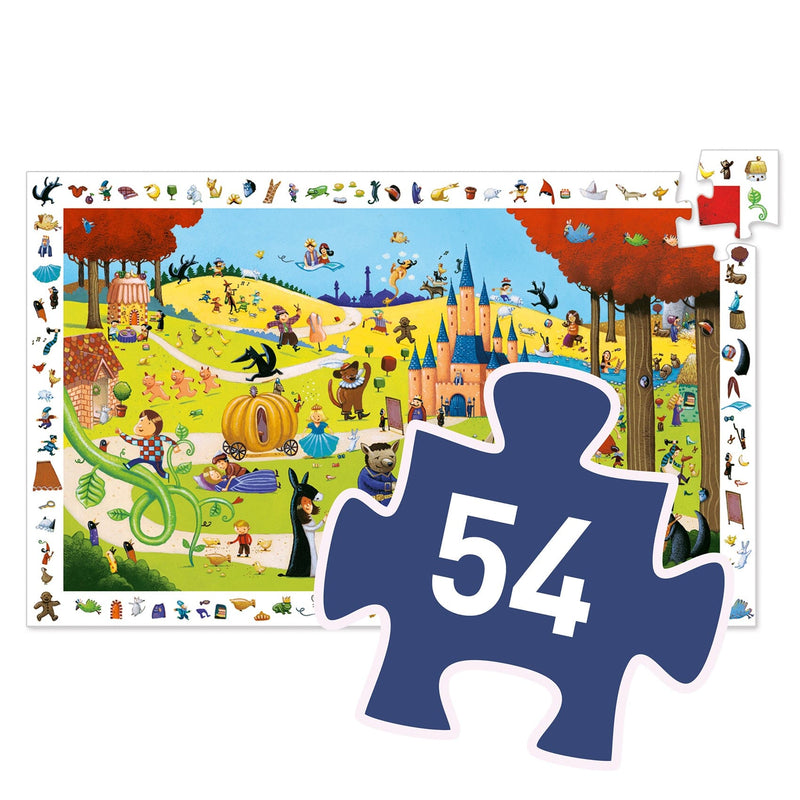 PUZZLE OBSERVATION - LES CONTES - DJECO DJ07561 3070900075610