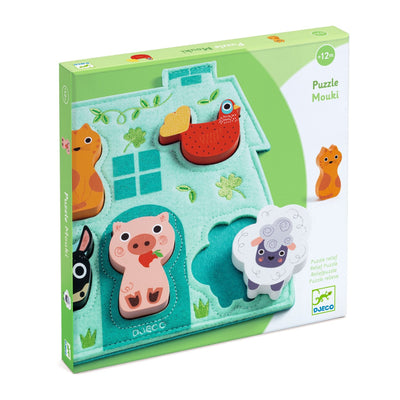 Puzzle relief Mouki - DJECO dj01072 3070900010727