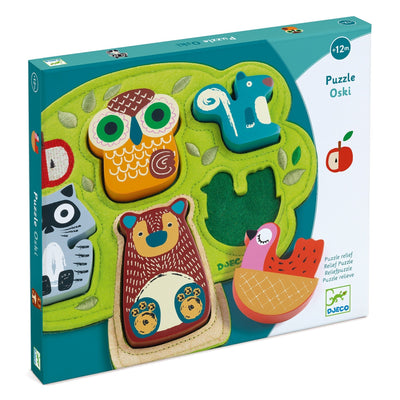 Puzzle relief oski - DJECO dj01039 3070900010390