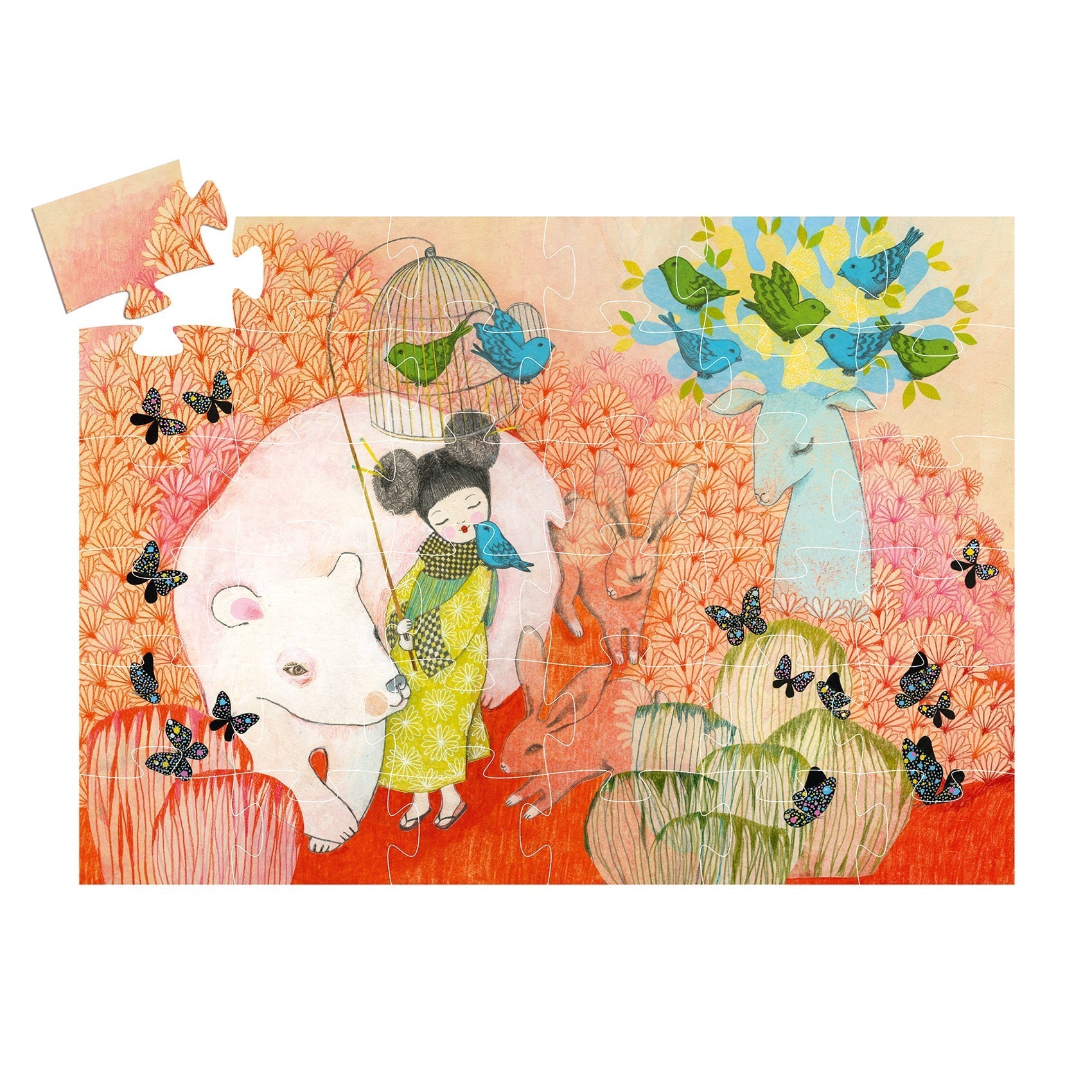 puzzle silhouette Kokeishi - DJECO DJ07236