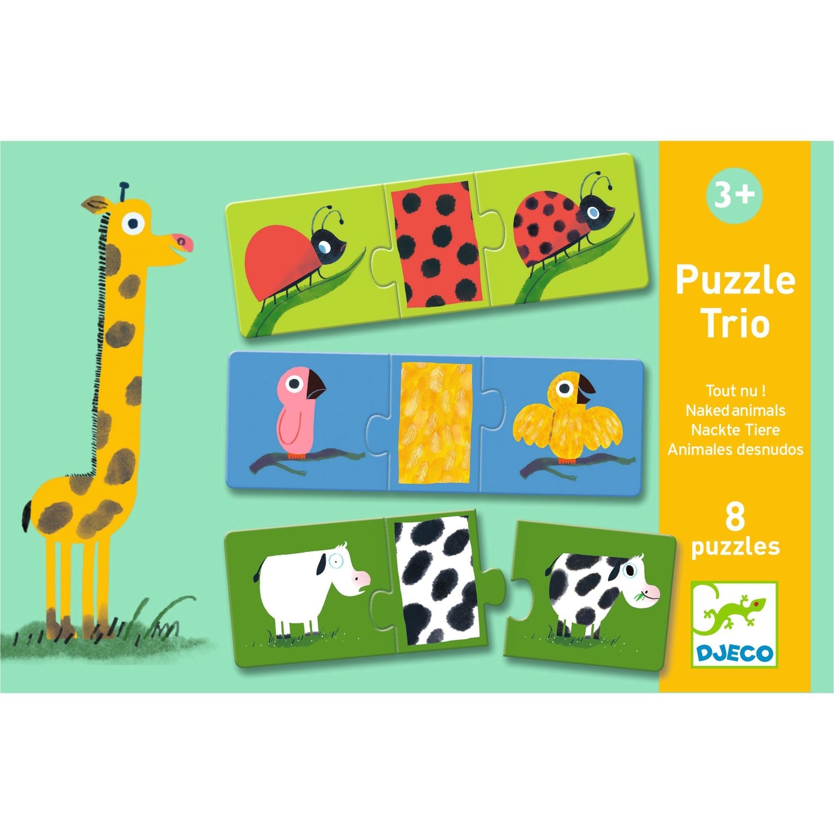 Puzzle trio tout nu - DJECO DJ08186 3070900081864