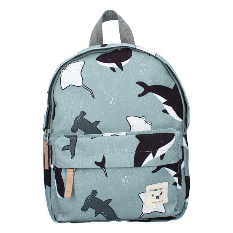 Sac à dos enfant requins et raies- Bleu - Kidzroom KR2816