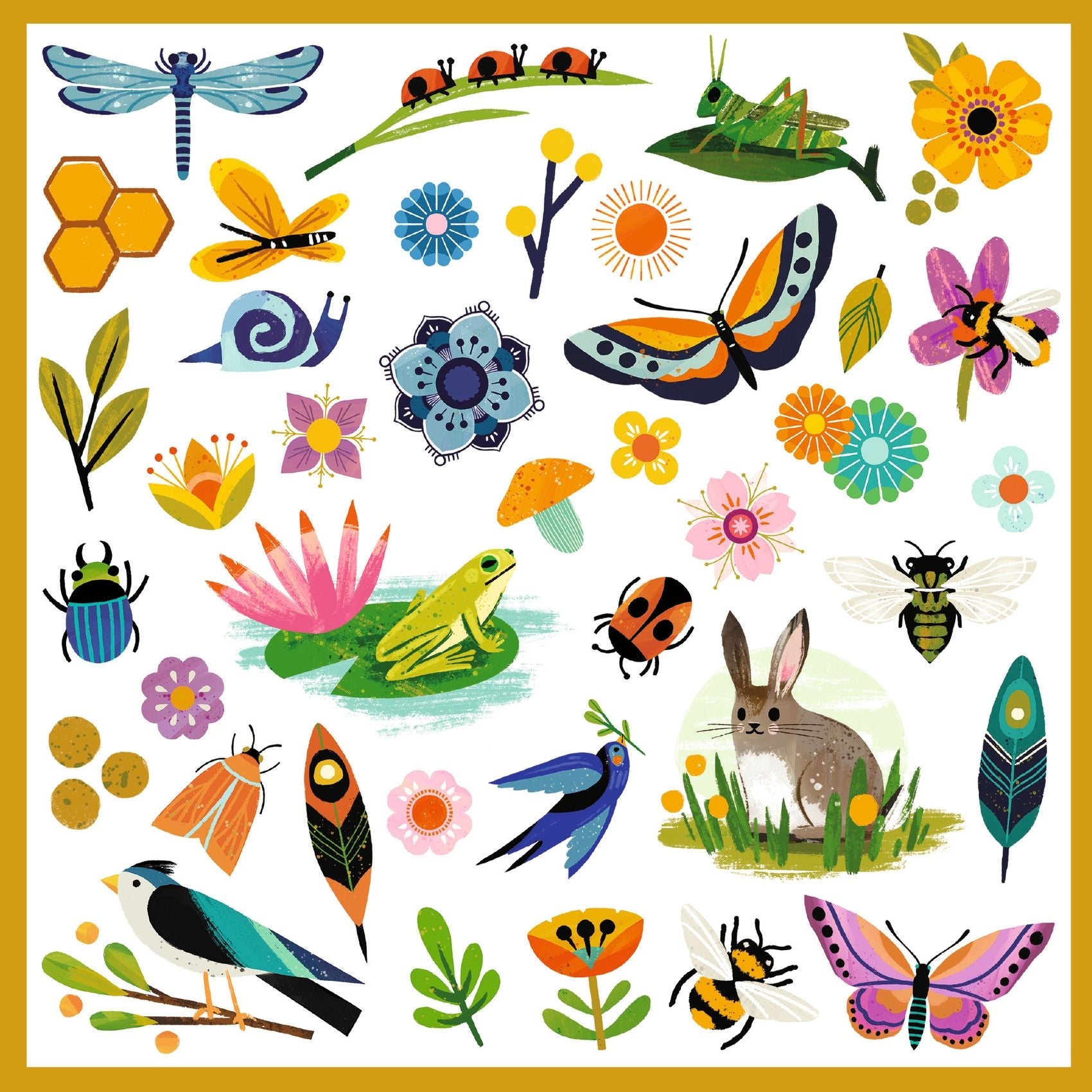 Stickers Jardin - Djeco DJ09272 3070900092723