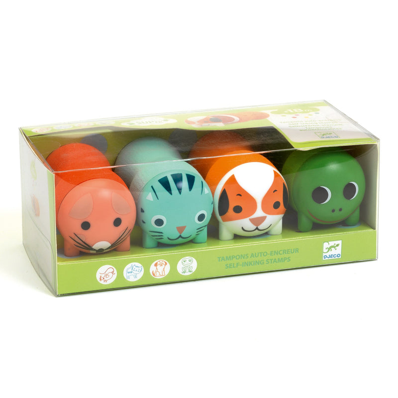 Tampons des petites mains Animaux de jardin - DJECO dj09009 3070900090095