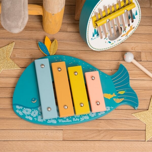 Xylophone baleine "Le voyage d'Olga" - Moulin Roty 714110 76210588