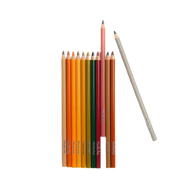 12 crayons de couleur + cartes Le Jardinier - moulin roty 712613 3575677126133