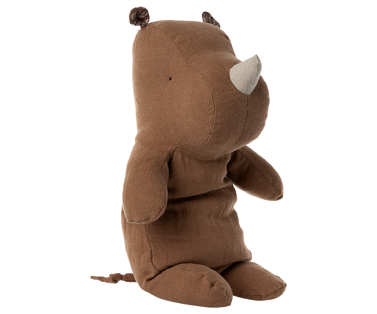 Safari friends Rhino medium chocolat - MAILEG