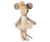 Souris ballerine petite soeur blanc cassé - MAILEG