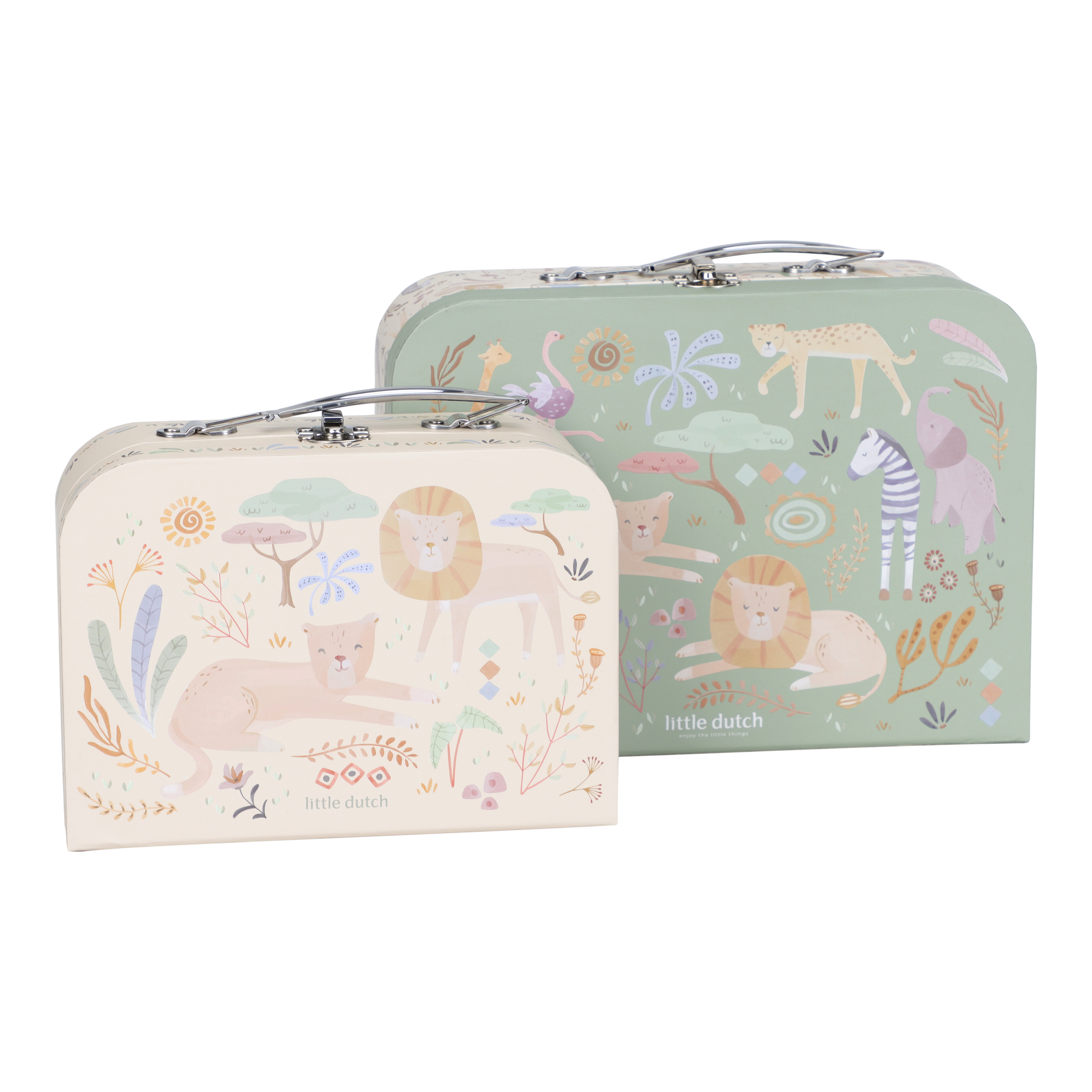 Set de 2 valisettes Safari Friends - LITTLE DUTCH