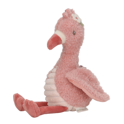Peluche flamant rose 17 cm - LITTLE DUTCH