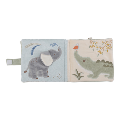 Livre tissu d'activités safari friends - LITTLE DUTCH