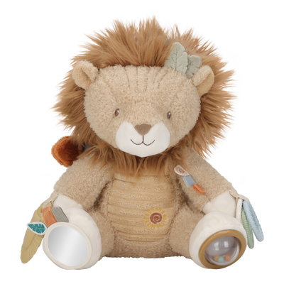 Peluche d'activités lion safari friends - LITTLE DUTCH