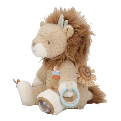 Peluche d'activités lion safari friends - LITTLE DUTCH
