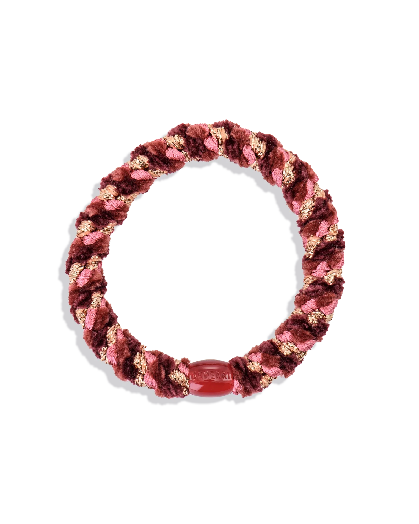 Élastique cheveux KKNEKKI Mix Bordeaux Rosegold