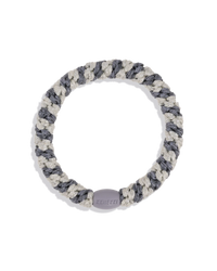 Élastique cheveux KKNEKKI Silver Grey Stripe