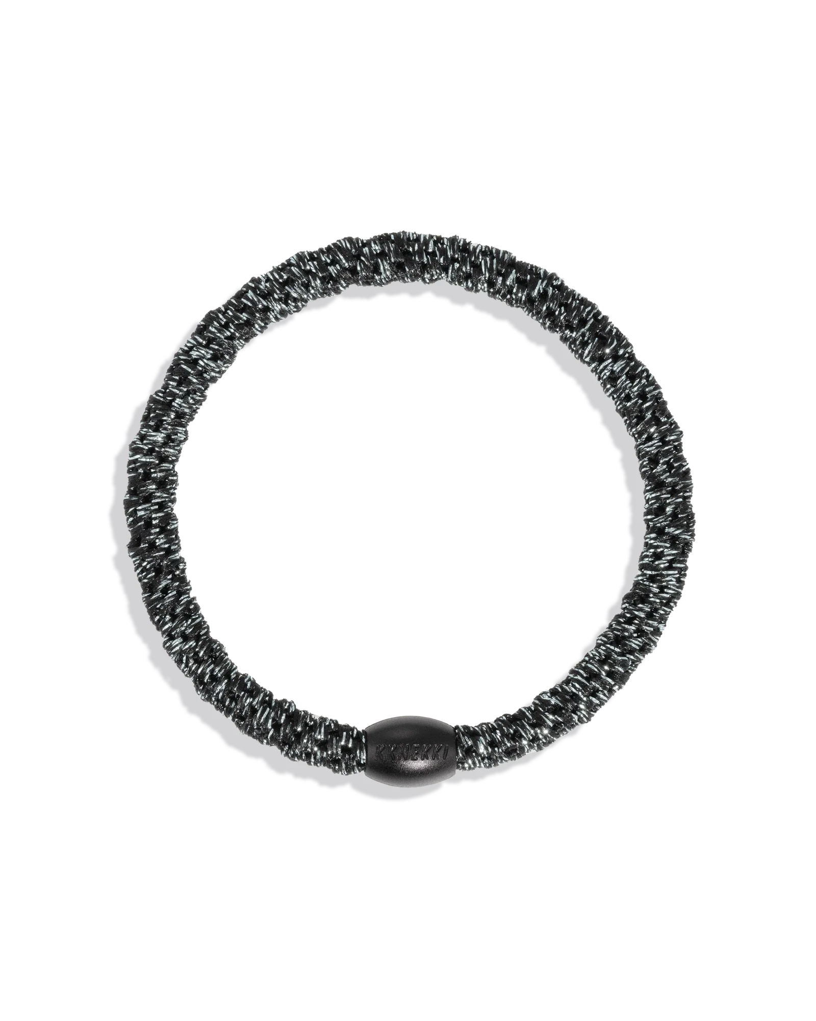 Élastique cheveux KKNEKKI Slim Dark Grey Glitter