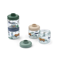 4 pack boite nourriture bébé dominique Fun / Beach blue - LIEWOOD