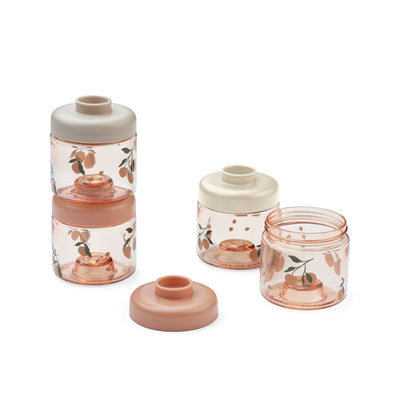 4 pack boite nourriture bébé dominique Peach / Sea shell - LIEWOOD LW19267 1232 5715493377465