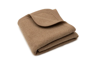 Couverture laine merinos dark hazel - JOLLEIN
