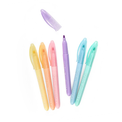 6 feutres pastels les rosalies - MOULIN ROTY