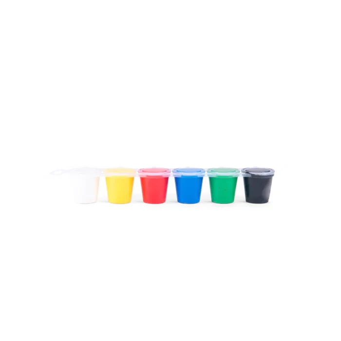 6 petits pots de peinture à doigts Les Popipop - Moulin Roty 661615 3575676616154