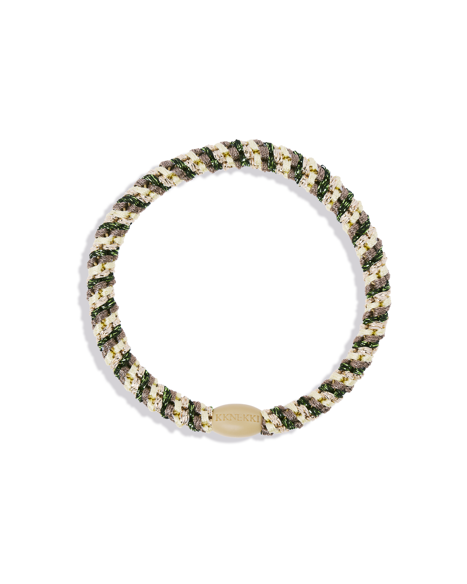 Élastique cheveux KKNEKKI Slim Mix Army Yellow