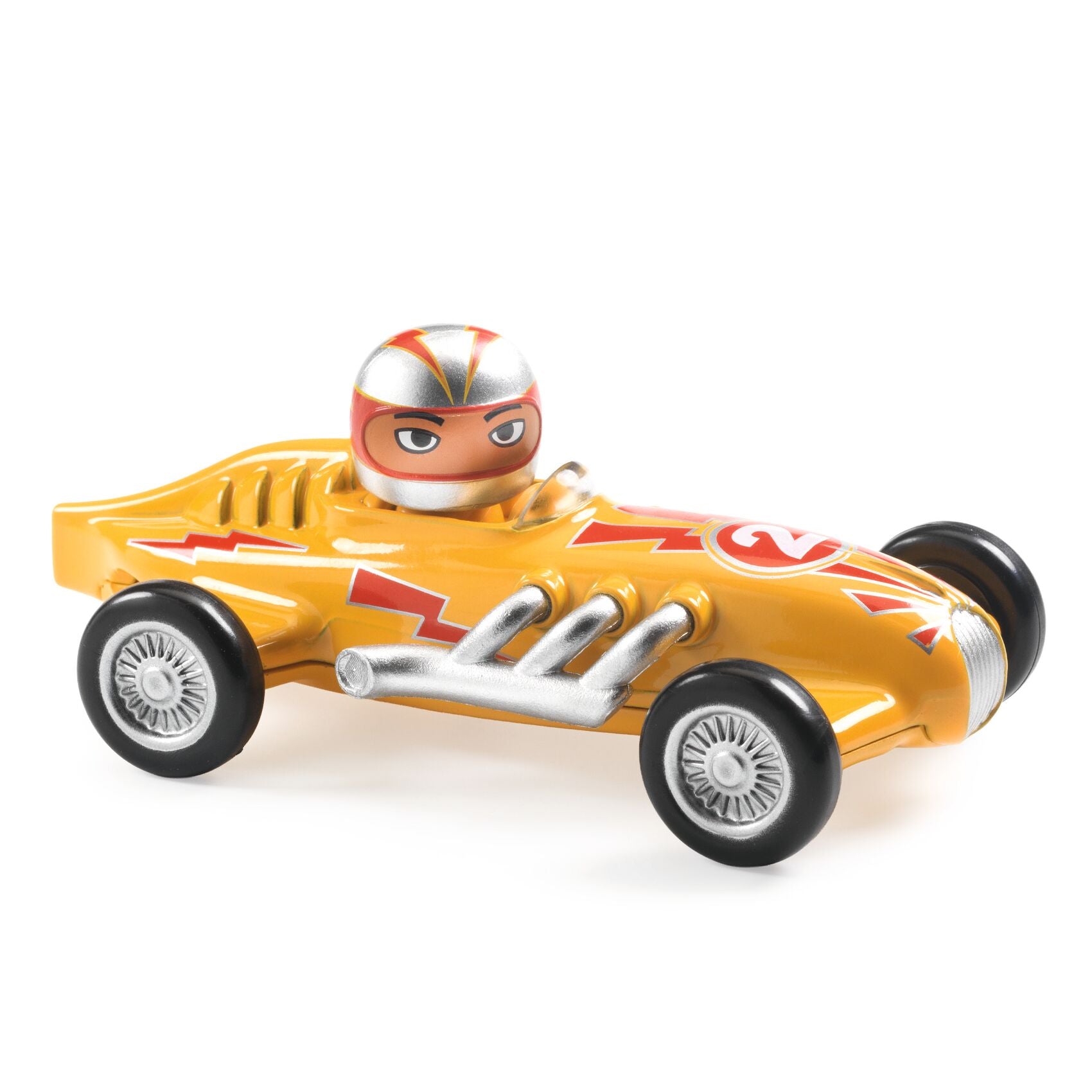 CRAZY MOTORS VOITURE Yellow Super Speed - DJECO