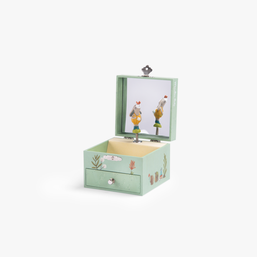 Boîte à musique coffret Trois petits lapins - Moulin Roty