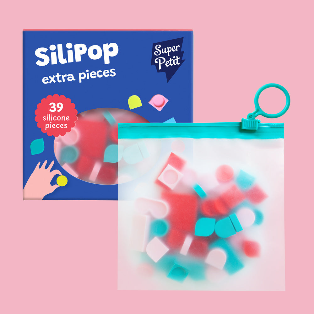 Recharge Silipop 39 pièces turquoise de SuperPetit