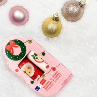 Coffret duo baumes à lèvres Couronne de Noël Inuwet – vue 3
