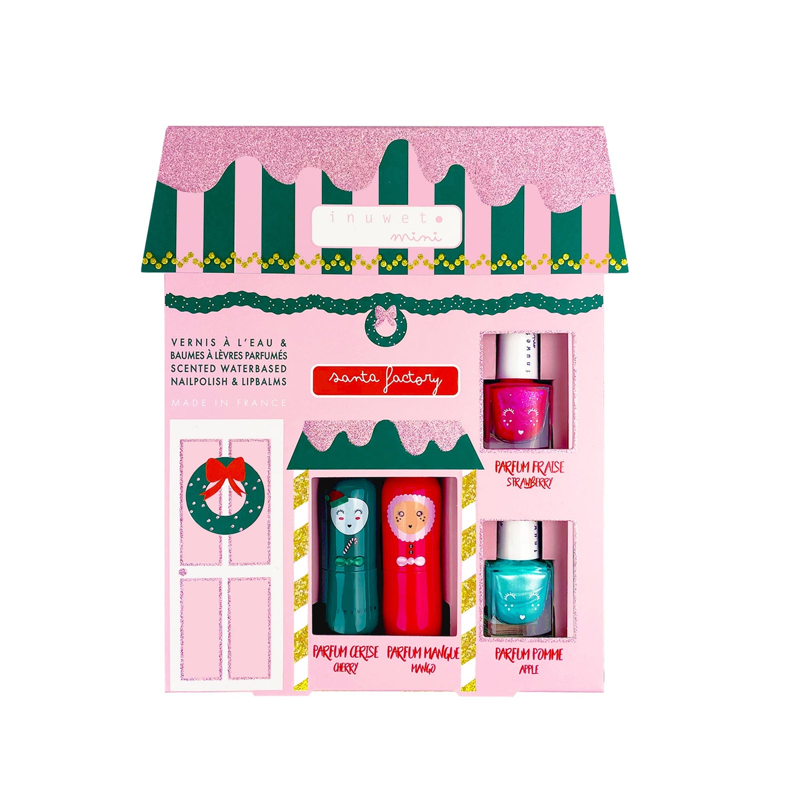 Coffret Charlotte House 2 baumes et 2 vernis à l’eau Inuwet