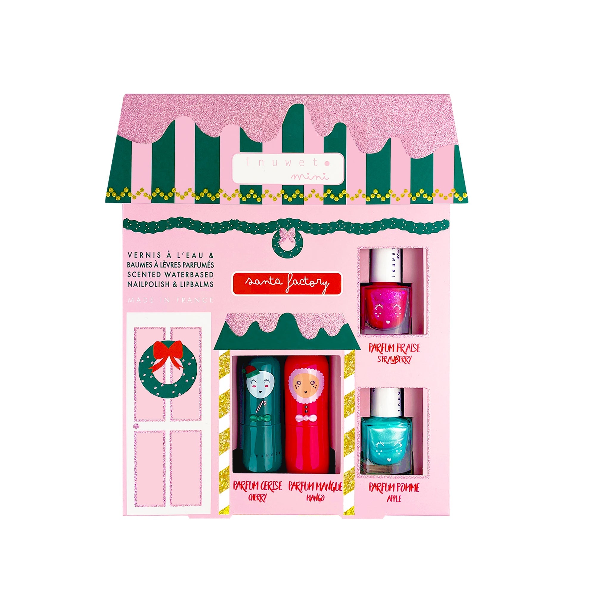 Coffret Charlotte House 2 baumes et 2 vernis à l’eau Inuwet